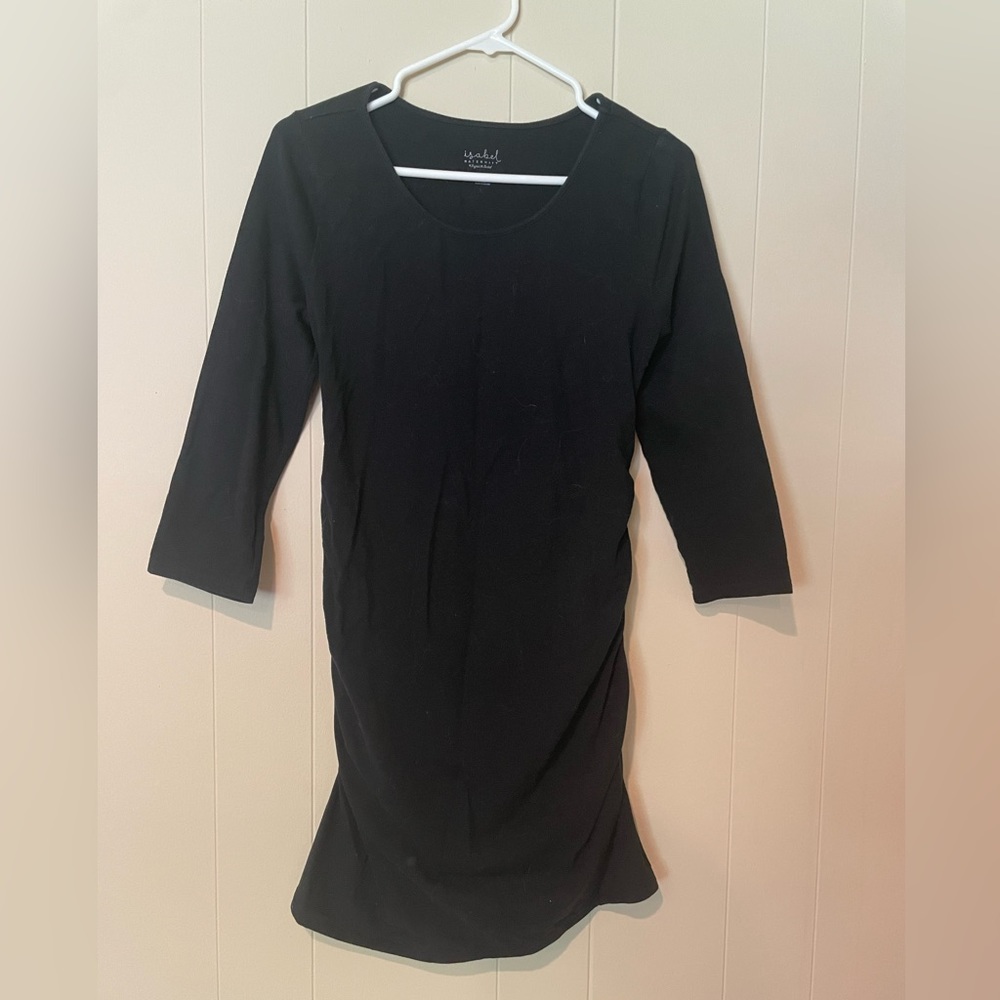 Isabel maternity long sleeve dress